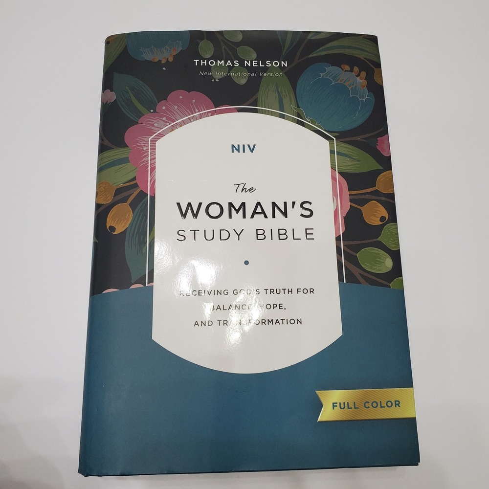 The Woman's Study Bible NIV Thomas Nelson Full Color Hardcover Religious Book